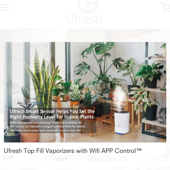 Ufresh Top Fill HUMIDIFIER Vaporizers-with Wifi APP Control - Picture 3 of 10